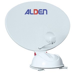 Satanlage automatisch Alden AS4 80 Ultrawhite Skew/GPS inkl. S.S.C. HD-Steuermodul receiverunabhängig