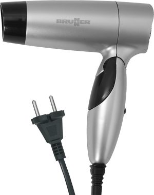 Haartrockner Brunner Sciroque NG Fb. grau / schwarz 110 / 220 V