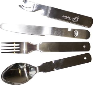 Feldbesteck Heusser products Edelstahl 4-tlg.