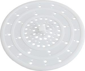 Abfluss-Sieb WENKO Fb. weiß Silikon