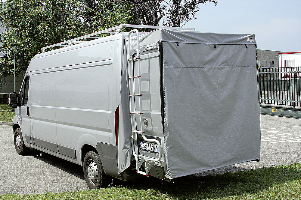 Heckzelt Rear Door Cover Fiat Ducato - Bantam-Camping AG