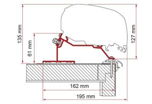 Adapter Kit Caravan Roof