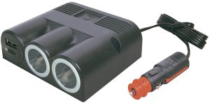 Dreifachsteckdose EV PRO CAR mit Power USB-C/A Doppelsteckdose 12 - 24 V