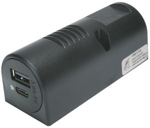 Aufbau-Power USB-C/A PRO CAR Doppelsteckdose EV 3,6 A , 12 - 24 V