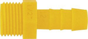 Einschraubtülle LILIE gerade 3/8 Zoll x 12 mm Trinkwassersystem WeißGelb®