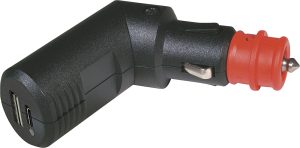 Doppel USB PRO CAR winkelbar - C/A Ladestecker EV 12 V / 5 V