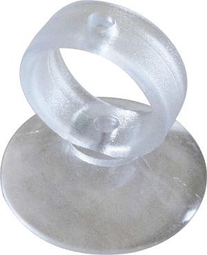 Klarsicht-Sauger Tecon 37 mm mit Zugring 10er Set