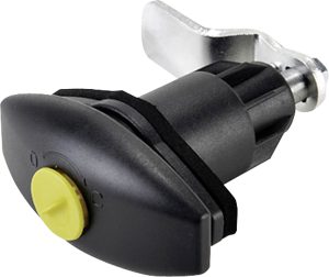 Drehspannverschluss Olive S für Schließsystem HSC Farbe schwarz