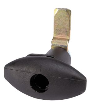 STS-Klappenschloss Elipse klein schwarz