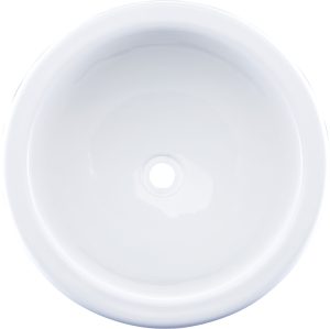 Vasque encastrable ronde Ø 300 mm, blanc brillant