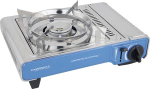 Tischkocher CAMPINGAZ Camp Bistro DLX Stopgaz 27,9 x 12,3 x 37 cm Farbe blau /  silber