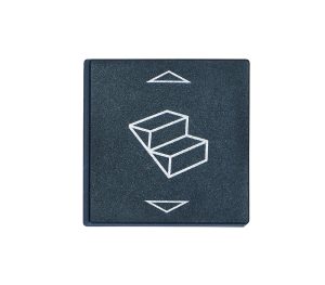 Flächenwippe Trittstufe 6-polig Farbe schwarz