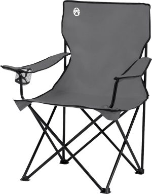 Quad Chair Faltstuhl Coleman 54 x 92 x 87 cm VE6 Farbe grau / silber