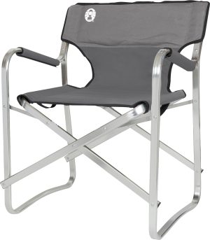 Deck Chair Regiestuhl Coleman 52 x 79 x 62 cm Farbe grau / silber