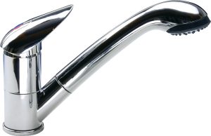 Einhebelmischer REICH F5 Keramik Pelikan mit Handbrause Julia / Farbe chrom Speziell für Hymer Fahrzeuge