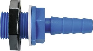 Einschraubtülle gerade, schwarz