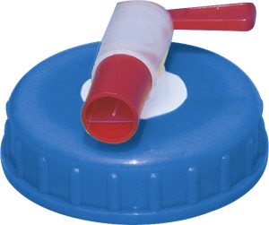 Verschluss DIN 96 zu Weithalskanister mit Dichtung und Ablasshahn