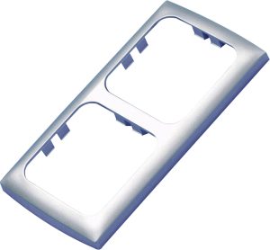 Rahmen 2-fach 113 x 60 mm