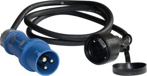 Prise CEE vers connecteur Schuko 1,5 m