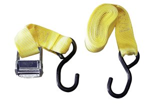 Zurrgurt mit Klemmschloss, 3,5 cm breit, gelb