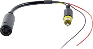 Monitor Adapter Caratec 4-pol. auf Cinch Stecker