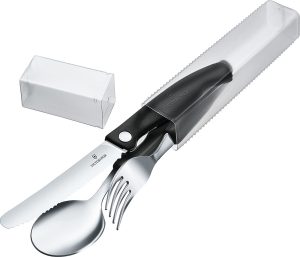 Besteck-Set Victorinox SwissClassic, 3-tlg. Farbe schwarz