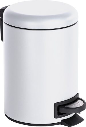 Treteimer WENKO Leman 3 l, Farbe weiß