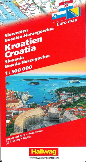 Strassenkarte Kroatien