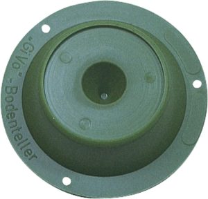 Bodenteller mit versenkter Spitze