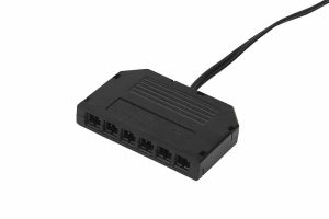 LED Verteilerkasten 6-fach schwarz