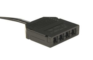 LED Verteilerkasten 4-fach Jamara-LED 12 V Farbe schwarz