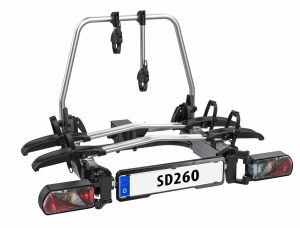Fahrradträger EUFAB Flügeltür- kupplungsträger SD260 Traglast 60 kg, 2 Fahrräder