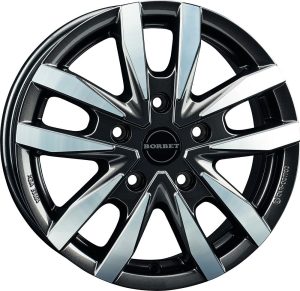 Leichtmetallfelge BORBET CW5 6,5  x 16 Zoll mistral anthracite polished glossy