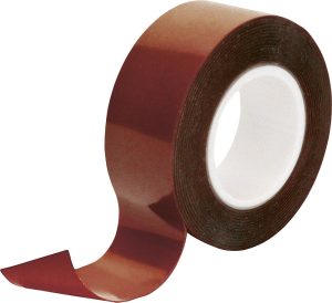 Montageband Petec doppelseitig kleben 2 m x 19 mm, Farbe transparent