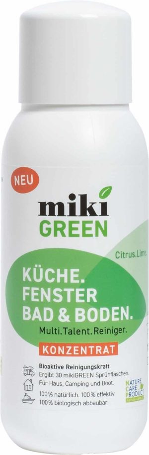 Reiniger mikiGREEN Küche, Fenster, Bad und Boden 0,3 l