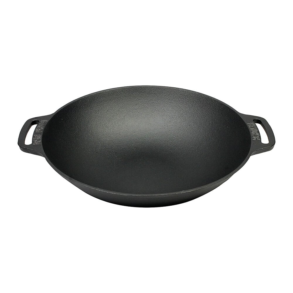 Poêle wok en fonte diamètre 36 cm - Bantam Wankmüller SA