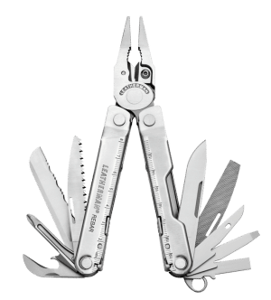 Multitool Leatherman Rebar couleur acier
