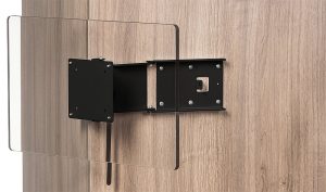 Wandhalter Caratec Flex CFW200S mit 2 Drehpunkten Farbe schwarz