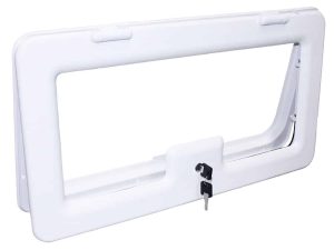 Einbaurahmen Athos 800 für Außenklappe Farbe weiß