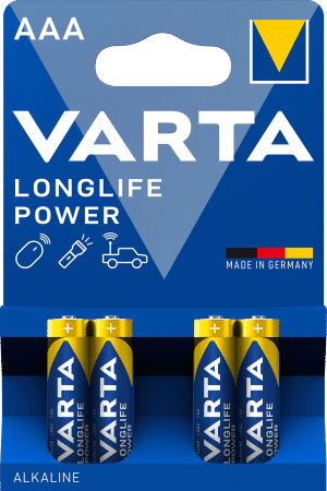 Pile Varta Longlife Power 1,5 V 1,2 Ah Micro AAA, 4 blisters