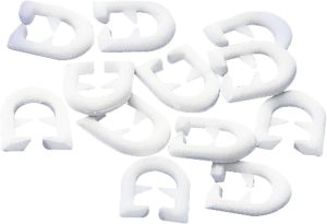 Gardinengleiter zu T-Schiene weiß, 25 Stück