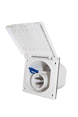 Einspeisungssteckdose CEE 17 104 x 104 x 81 mm