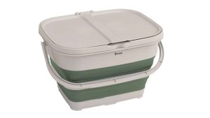 Abfalleimer Outwell Collaps mit Mülltrennung Farbe shadow green