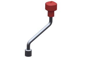 Handkurbel AL-KO mit Kunststoffknopf für 12 mm Spindelanschluss zu Stützrad 79844 / 79842