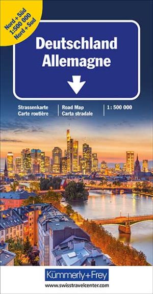 Strassenkarte Deutschland Doppelkarte