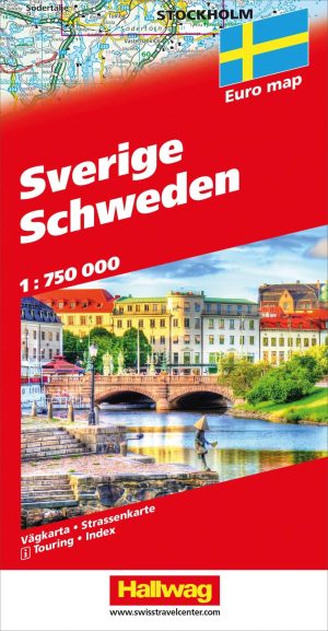 Strassenkarte Schweden
