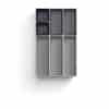 Schubladen-Organizer-Set Joseph Joseph Blox™ 7-teilig, Farbe grau / taupe - Image 3