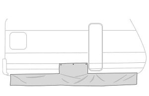Jupe latérale Fiamma Skirting pour caravane