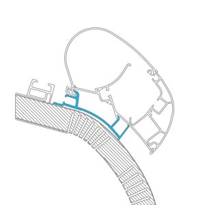 Adaptateur Carthago pour store 550 cm