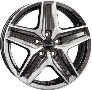Leichtmetallfelge BORBET CWZ 7,5 x 18 Zoll, mistral anthracite polished glossy